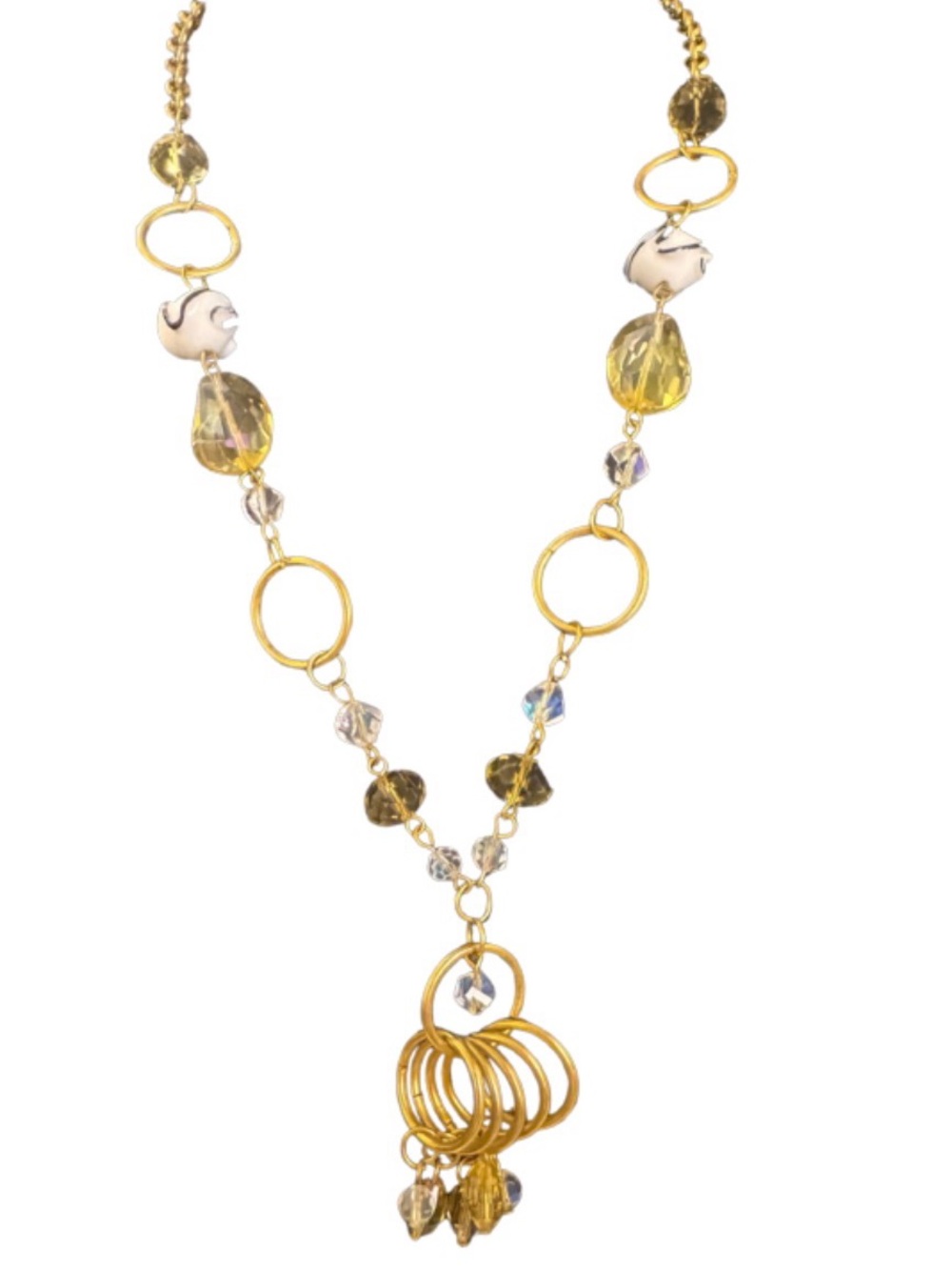 Golden Rings and Crystal Unsigned Premier Designs
